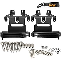 Amazon.com: LKV GW003 Aero Flip-Out Highway Pegs with Mount